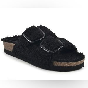 SONOMA Bailey Sherpa Fur Sandals